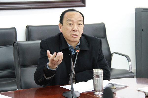 赵庆平书记就加强两校区协作意识,增强学校工作整体推进发言.